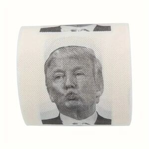 Donald Trump Toilet Paper - Funny Gag Gift, 300 Sheets, 6 rolls